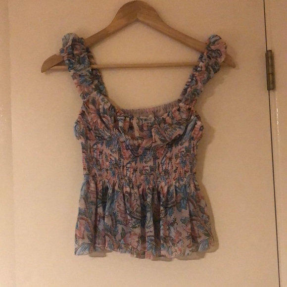 Urban Outfitters Isidore Seamed Knotch Tank Top - Picture 1 of 1